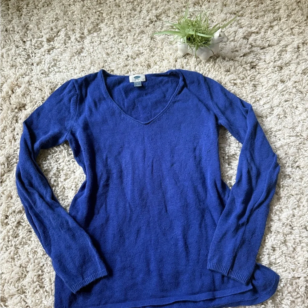 Blue Old Navy comfy cute cozy long sleeve sweater top
